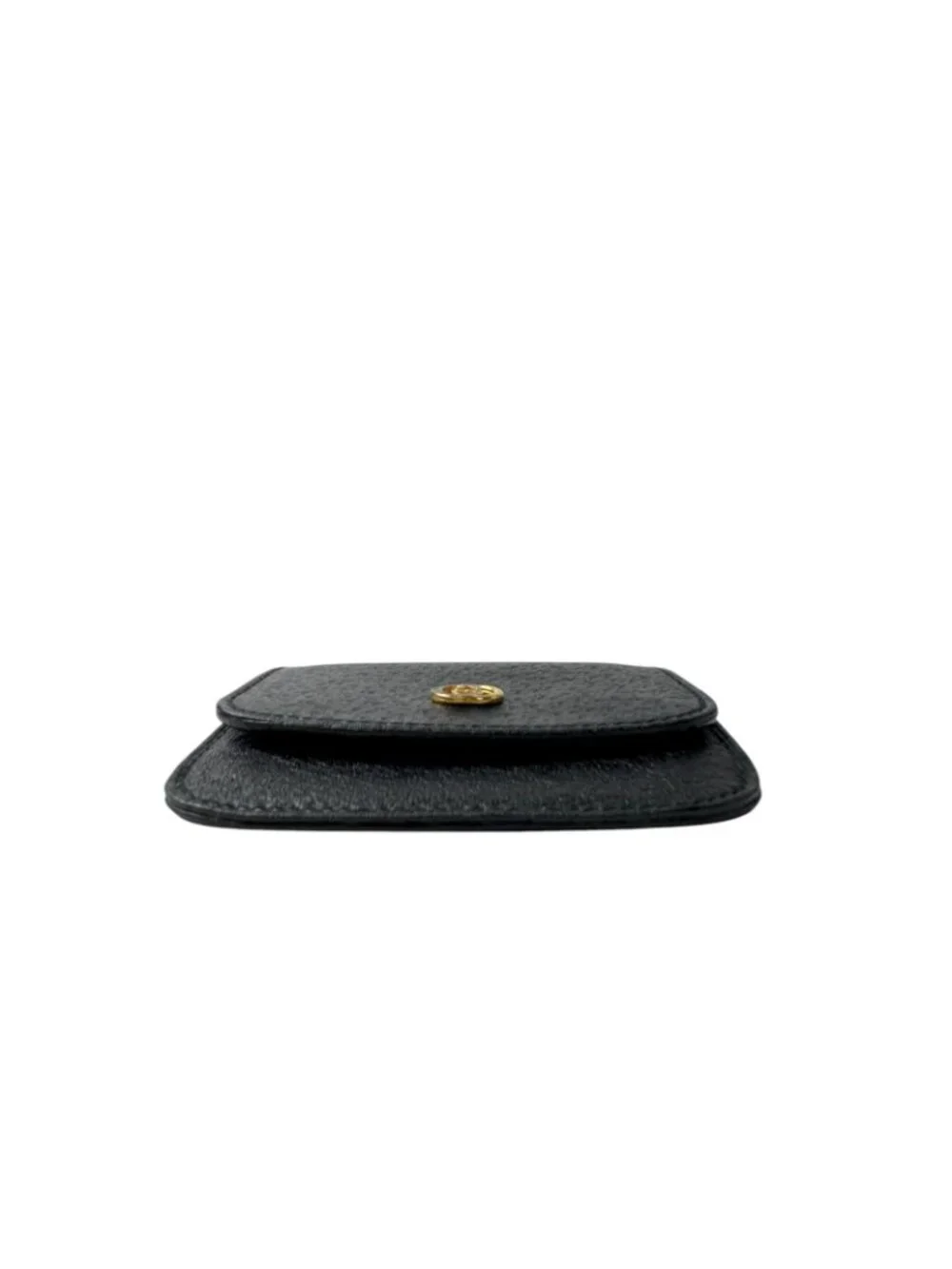 Gucci Vintage GG Marmont Coin Purse Black Leather